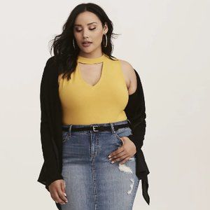 Torrid Distressed Denim Mini Skirt Medium Wash 18